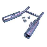 Výfuk MARVING - EN 500 homologovaný - pár - O110 chrom